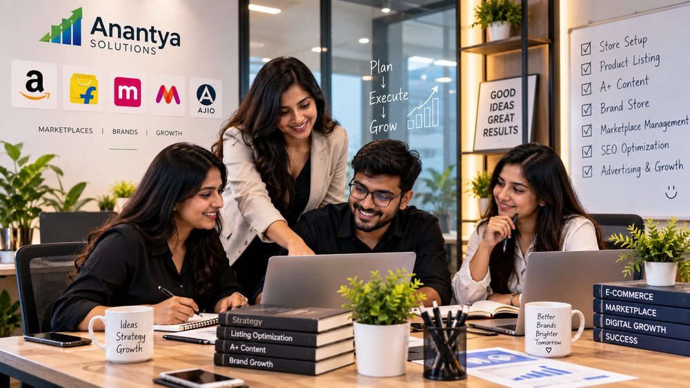 The Anantya Solutions team working together